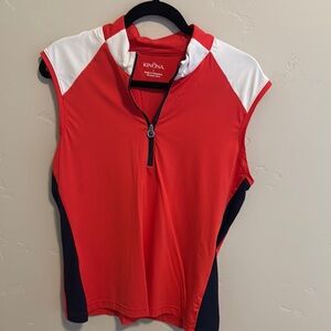 Kinona Red white & blue Sleeveless Top NWOT